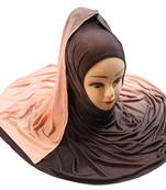 Justkartit Women'S 2 Shade Jersey Stretchable Material Hijab Scarf Dupatta