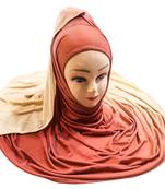 Justkartit Women'S Casual Wear 2 Shade Jersey Stretchable Hijab Scarf Dupatta