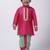 Purple Full Sleeve Dhoti Kurta For Boys