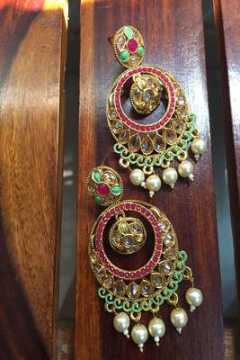 Multicolor crystal earrings 1