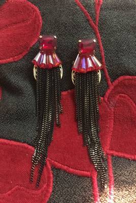 Pink earrings 1
