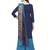 Blissta Women's Navy Blue & Sky Blue Slub Cotton Handwork Dress Material With Banarasi Dupatta