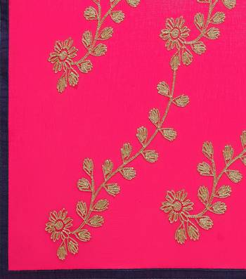 Navy-blue jacquard banarasi silk salwar 4