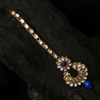 Blue maang-tikka 2