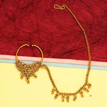 Gold Nose Ring 1