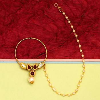 Maroon Nose Ring 1
