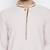 Beige woven pure cotton kurta-pajama