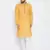 Yellow woven pure cotton kurta-pajama