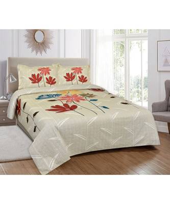 multicolor Heavy Designer KING SIZE Bedsheet With 2 Pillow Covers 1