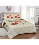 multicolor Heavy Designer KING SIZE Bedsheet With 2 Pillow Covers