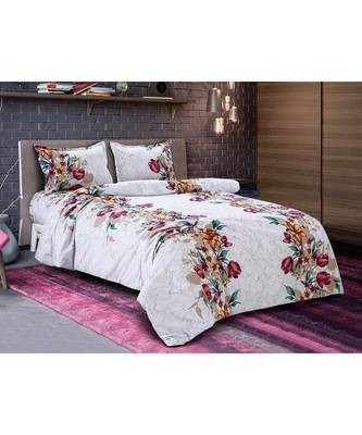 multicolor Heavy Designer KING SIZE Bedsheet With 2 Pillow Covers (108*100) 1