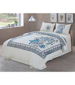 multicolor Heavy Designer KING SIZE Bedsheet With 2 Pillow Covers (108*100)