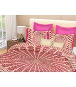 multicolor jaipuri Printed Double Bedsheet With Two pillow Covers (90*100)