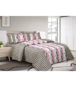 multicolor jaipuri Printed Double Bedsheet With Two pillow Covers (93*108)