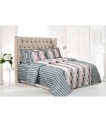 multicolor jaipuri Printed Double Bedsheet With Two pillow Covers (93*108)