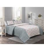 multicolor jaipuri Printed Double Bedsheet With Two pillow Covers (93*108)