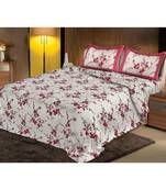 multicolor jaipuri Printed Double Bedsheet With Two pillow Covers (100*108)