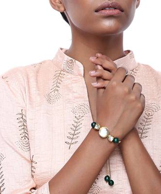 Kundan And Stone Bracelet 1