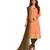 Peach Woven Banarasi Silk Salwar