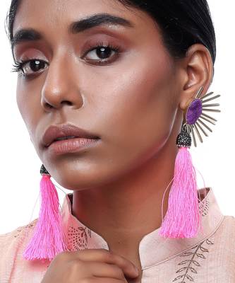 Long Tassle Earrings 1