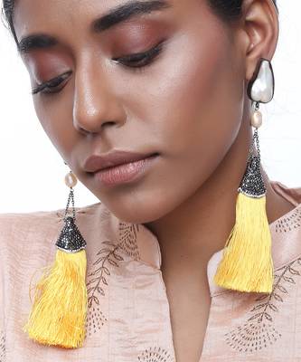 Long Tassle Earrings 1
