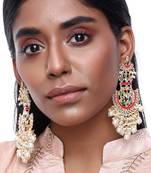 Long Kundan Earrings