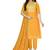 Orange Gota Faux Cotton Salwar