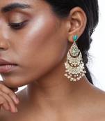 Turq Jaali Earrings