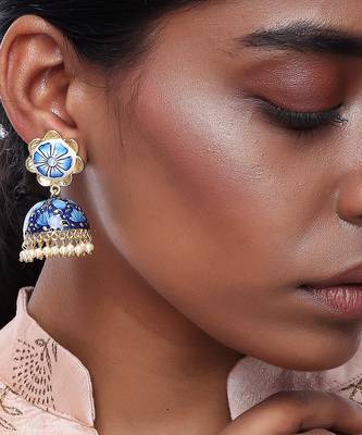 Handpainted Jhumki 1