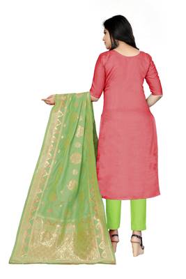 Pink Woven Banarasi Salwar 4