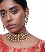 Kundan Choker With Earrings