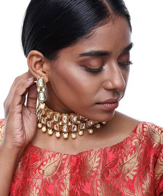 Kundan Choker With Earrings 2