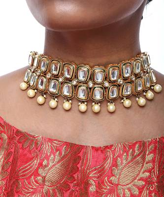 Kundan Choker With Earrings 3