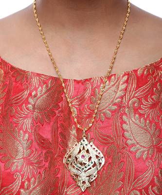 Jadau Pendant & Earrings Set 2