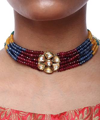 Kundan Choker With Studs 2