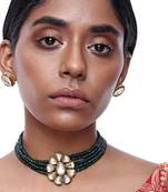 Kundan And Stone Choker With Studs