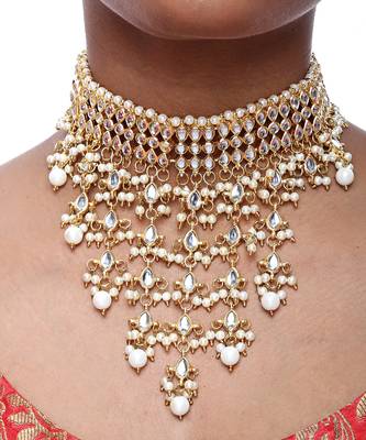 Kundan Choker With Studs 2