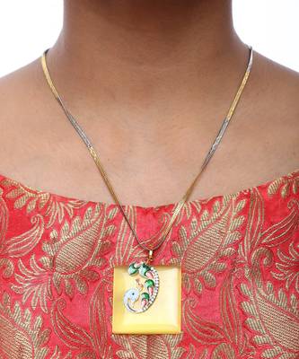 Peacock Neckpiece With Earrings 2