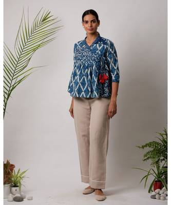Bina Cotton Kedia Top 1