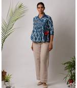 Bina Cotton Kedia Top