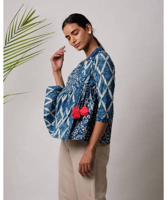 Bina Cotton Kedia Top 3