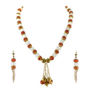 Multicolor agate necklaces 1