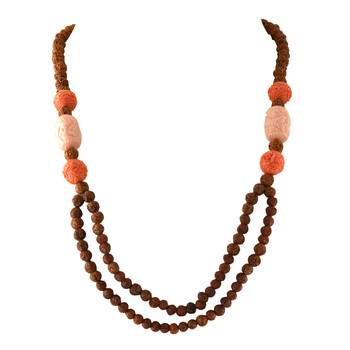 Orange agate necklaces 1