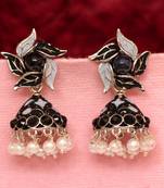 Black jhumkas