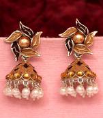 Gold jhumkas