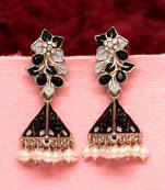 Black jhumkas