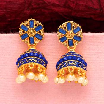 Blue jhumkas 1