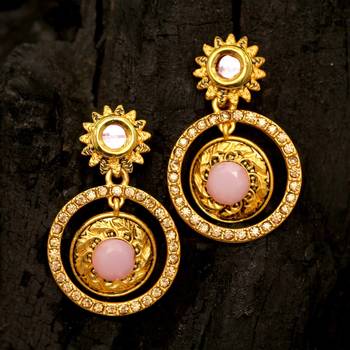 Pink danglers-drops 2