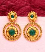 Green danglers-drops