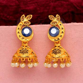 Blue jhumkas 1